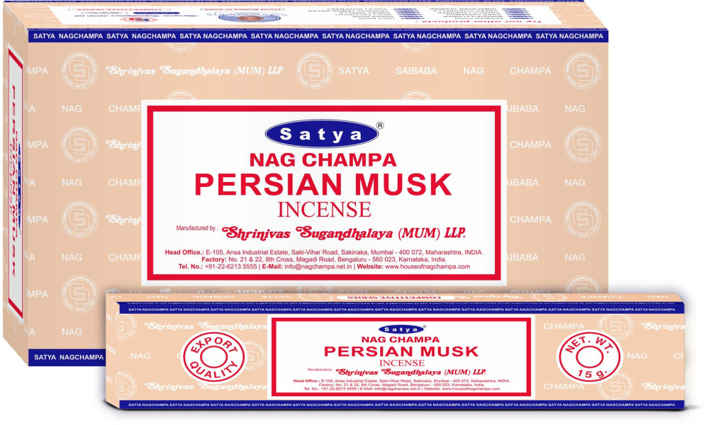 Satya Competitive Series: Persian Musk (12 packs x 50 units = 600 packs)