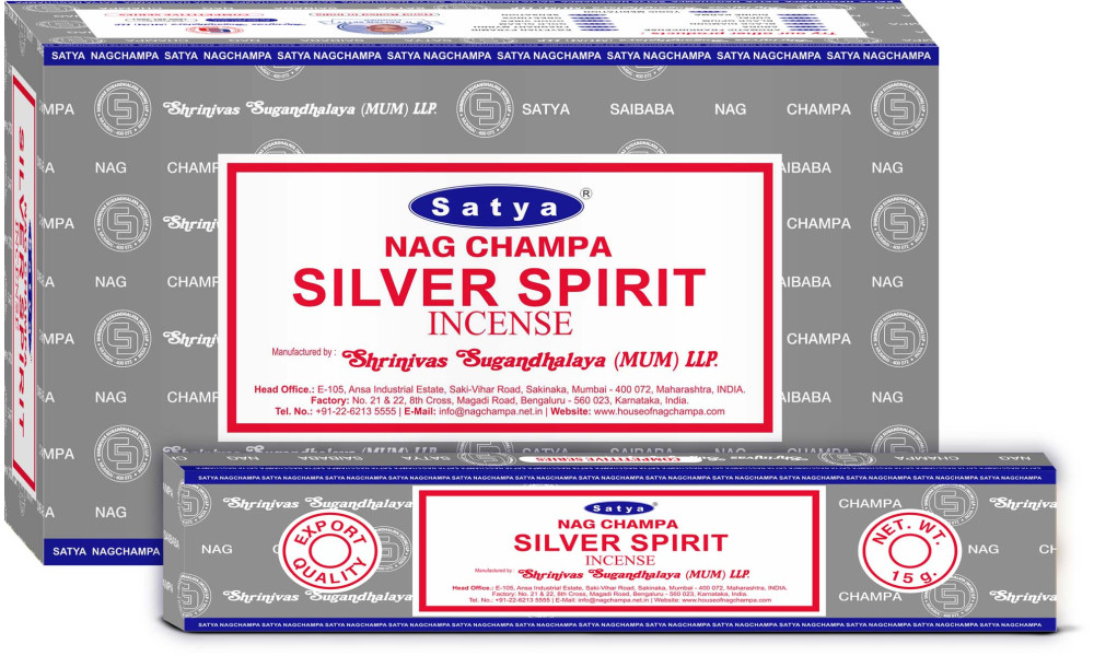 Satya Competitive Series: Silver Spirit (12 packs x 50 units = 600 packs)