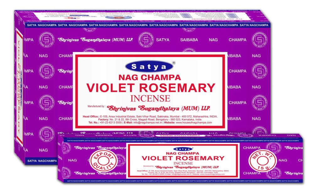 Satya Competitive Series: Violet Rosemary (12 packs x 50 units = 600 packs)