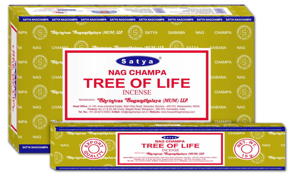 Satya VFM Range: Tree Of Life  (12 packs x 50 units = 600 packs)