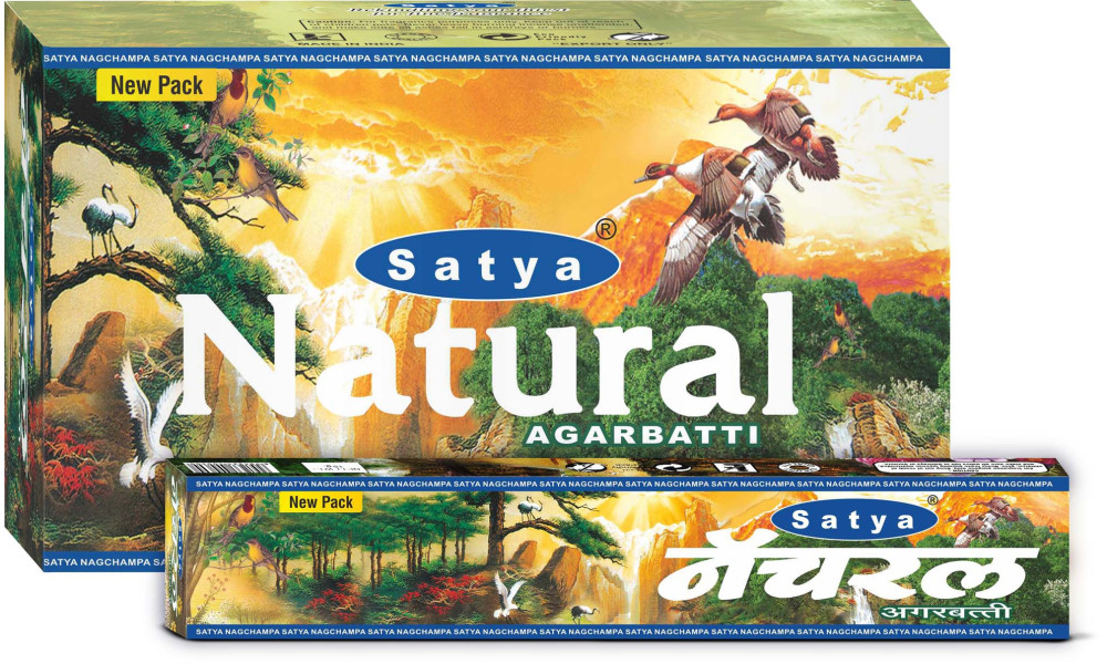 Satya Natural Incense  15gms (12 packs x 50 units = 600 packs)