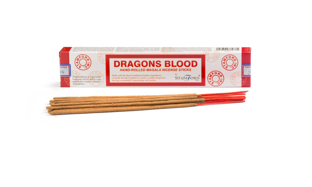 Stamford Masala Classic incense sticks: Dragons Blood  (12 packs x 24 units = 288 packs)