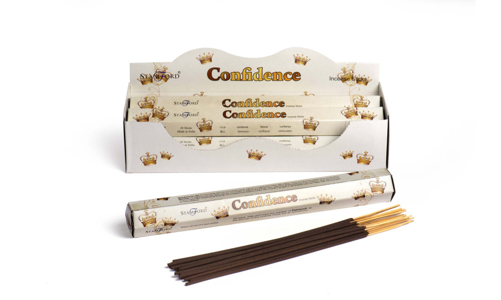 Stamford Hex Spiritual incense sticks: Confidence (6 packs x 48 units = 288 packs)
