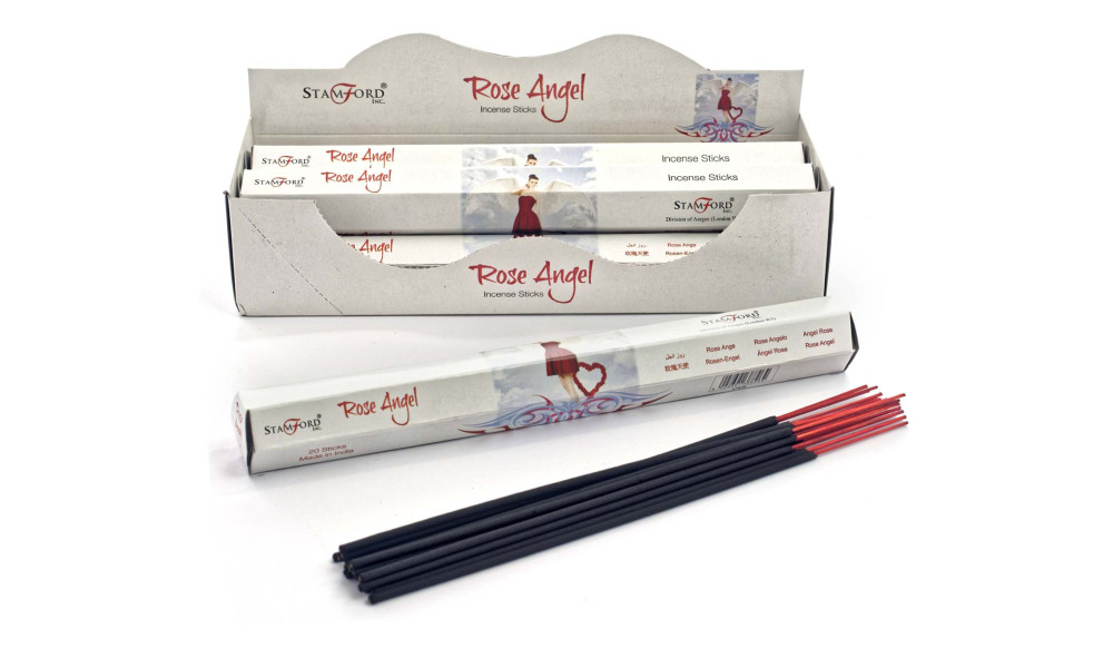 Stamford Hex Mystical incense sticks: Rose Angel (6 packs x 48 units = 288 packs)