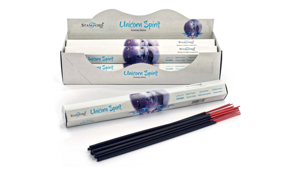 Stamford Hex Mystical incense sticks: Unicorn Spirit (6 packs x 48 units = 288 packs)